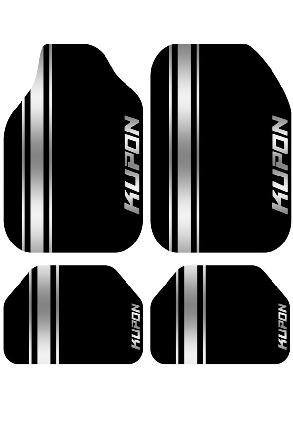 Dekoratif Kupon Desenli Oto Paspas Takımı