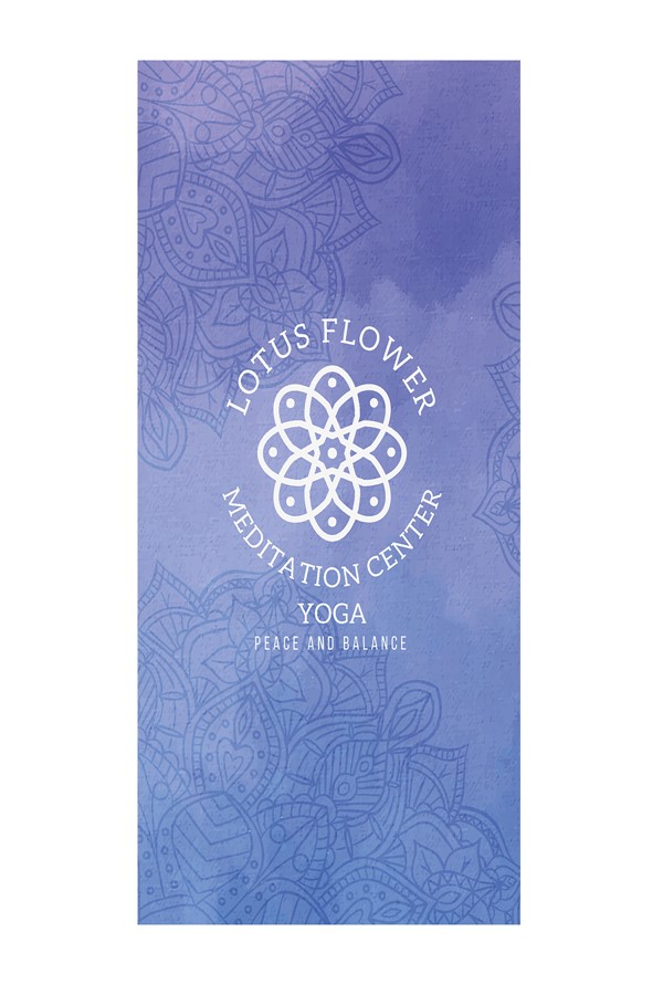 Dijital Baskılı Kaymaz Taban 8 Mm Pilates Yoga Matı Egzersiz Minderi