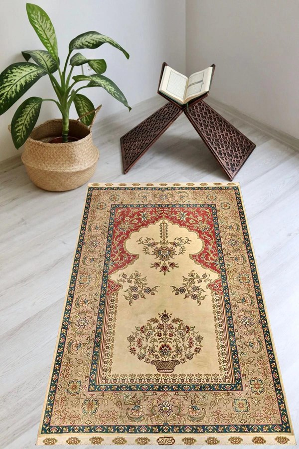 Dijital Baskılı Yıkanabilir Kaymaz Taban Seccade