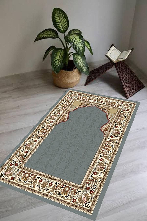 Dijital Baskılı Yıkanabilir Kaymaz Taban Seccade