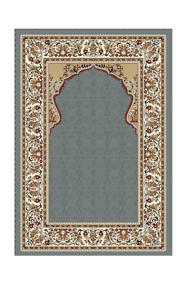 Dijital Baskılı Yıkanabilir Kaymaz Taban Seccade