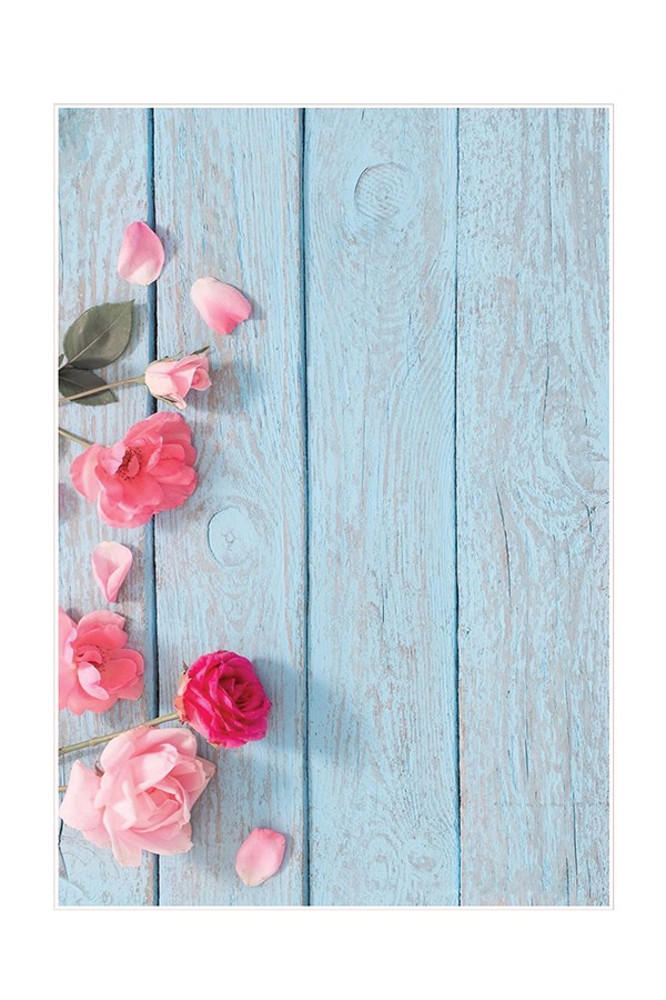 Dijital Baskılı Yıkanabilir Pembe Gül Desenli Kaymaz Taban 2'li Banyo Paspas Seti