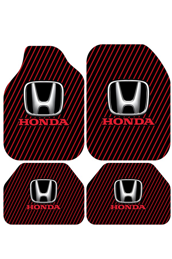 Dekoratif Honda Desenli Oto Paspas Takımı