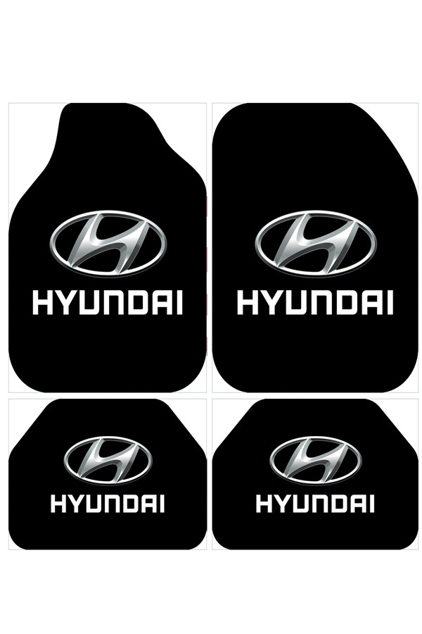 Dekoratif Hyundai Desenli Oto Paspas Takımı