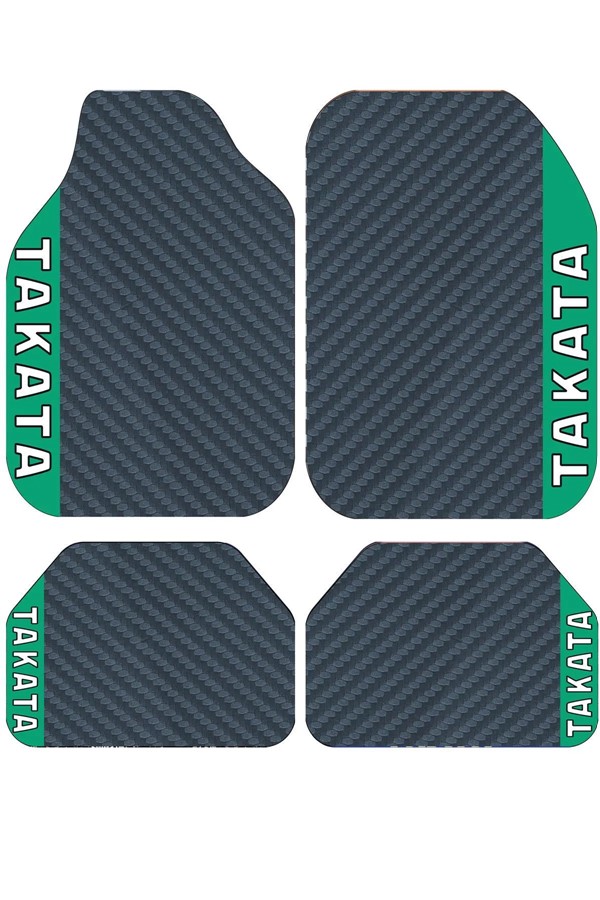 Dekoratif Takata Desenli Oto Paspas Takımı