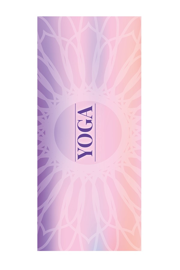 Dijital Baskılı Kaymaz Taban 8 Mm Pilates Yoga Matı Egzersiz Minderi