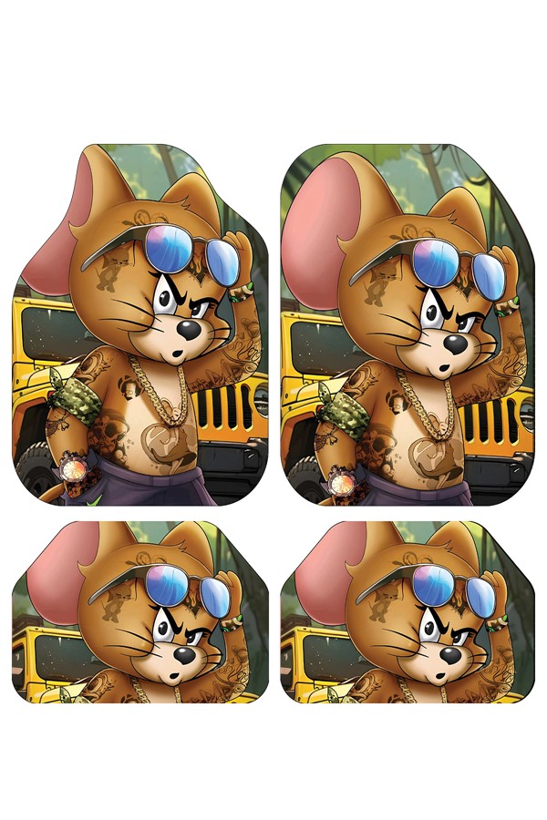 Dekoratif Desenli Oto Paspas Takımı