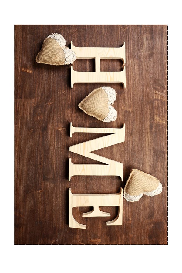 Dijital Baskılı Yıkanabilir Kahverengi Home Desenli Kaymaz Taban Mutfak Halısı