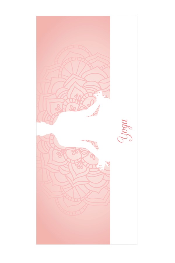 Dijital Baskılı Kaymaz Taban 8 Mm Pilates Yoga Matı Egzersiz Minderi