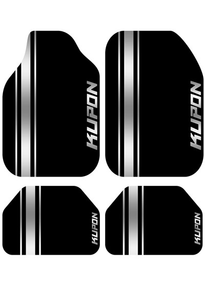 dekoratif kupon desenli oto paspas takımı, dekoratif kupon desenli oto paspas takımı