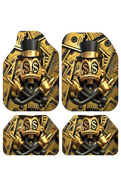 dekoratif desenli oto paspas takımı, dekoratif desenli oto paspas takımı