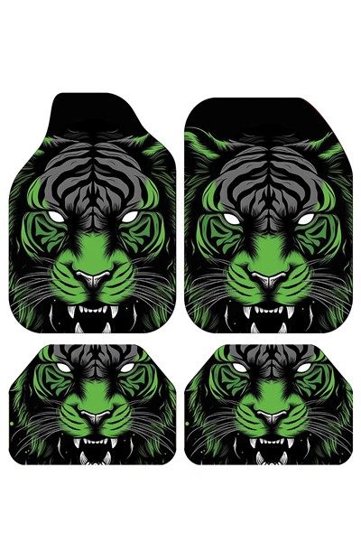 dekoratif desenli oto paspas takımı, dekoratif desenli oto paspas takımı