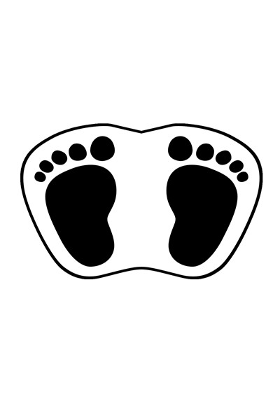 dekoratif dijital baskılı ayak izi desenli banyo paspas takımı, dekoratif dijital baskılı ayak izi desenli banyo paspas takımı